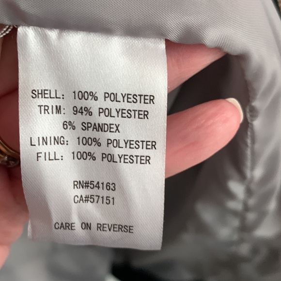 Calvin Klein performance black insulated long winter coat size XL - Picture 9 of 10